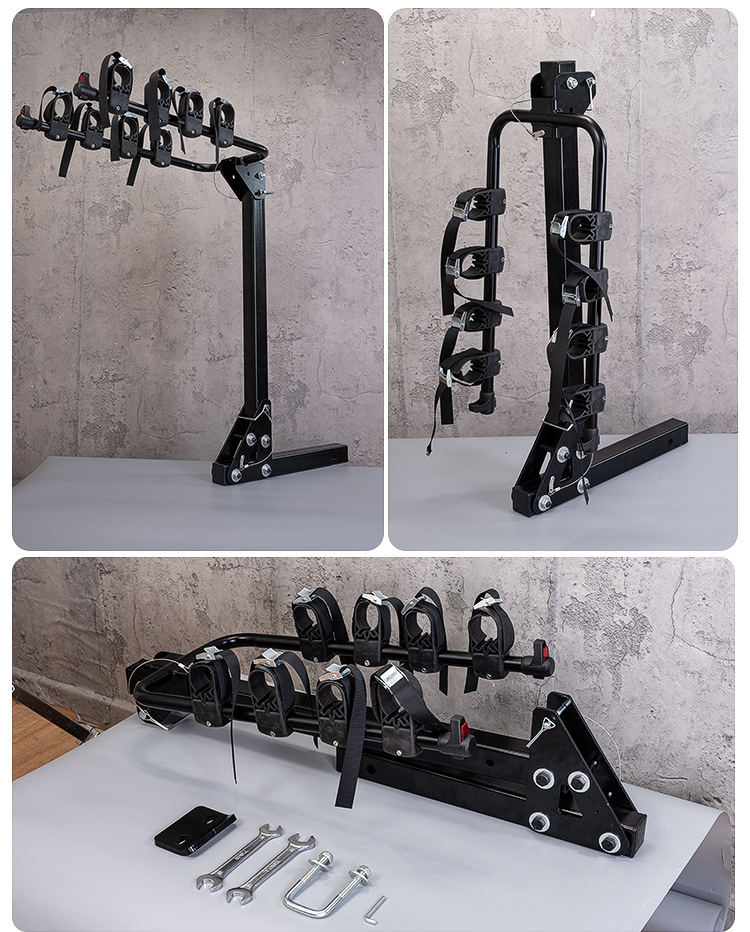 Bicycle Rack Car Rear Mount Bicycle Trunk Rack Rear Rack Frame Suspension Rack Mountain Bike