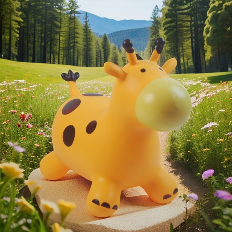 Inflatable rubber explosion-proof non-toxic toy for jumping