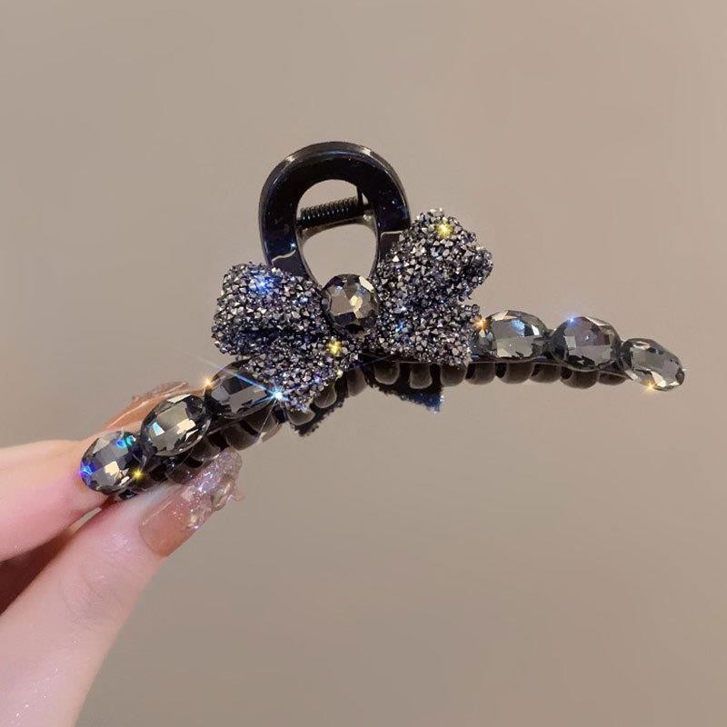 Women's Sweet Bow Knot Rhinestone Hair Claws display picture 5