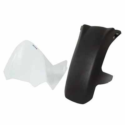 Duke Motorcycle Front Sandboard – Motorcycle Fender - white-black