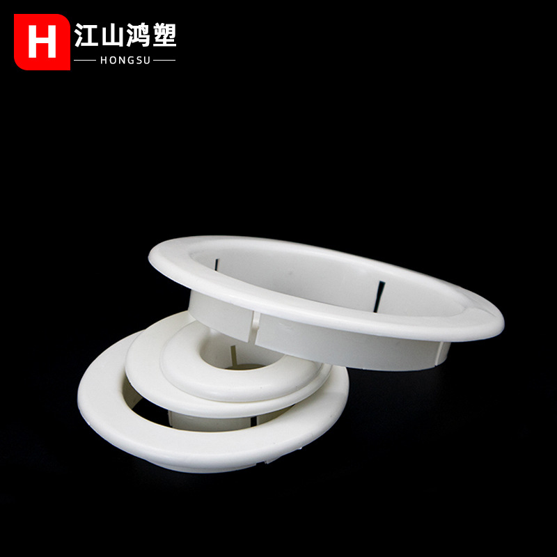 PVC aire acondicionado protector bucal dividido aire acondicionado bloqueo de la boca cubierta decorativa hebilla integrada con la cubierta protector bucal especificación completa