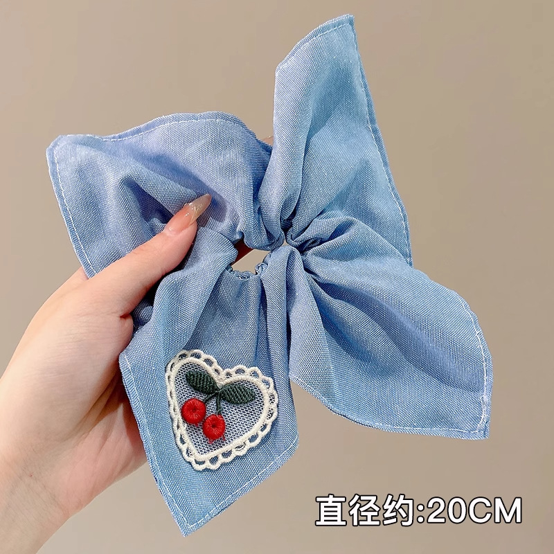 Temperamento bufanda cuadrada intestino lazo para el cabello femenino 2025 nuevo estilo súper grande cola de caballo cabeza cuerda viento perezoso banda de goma cuerda para el cabello tocado