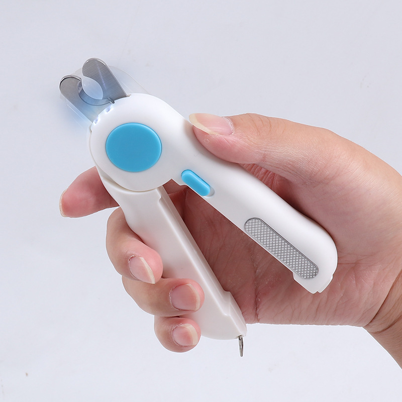 Suministros para mascotas Amazon nuevo profesional gato cortaúñas con luces novato mascota cortaúñas uñas herramientas de molienda