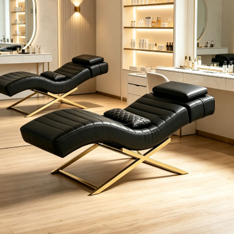 La cama de masaje Spa especial para el Salón de belleza de la cama de belleza, la cama de pestañas bordadas profesionales en forma de s, puede levantar y bajar la cama de pestañas de belleza. image 3