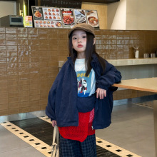 湖州织里童装7女童夹克2025秋季新款韩版休闲外套+小包街头风潮