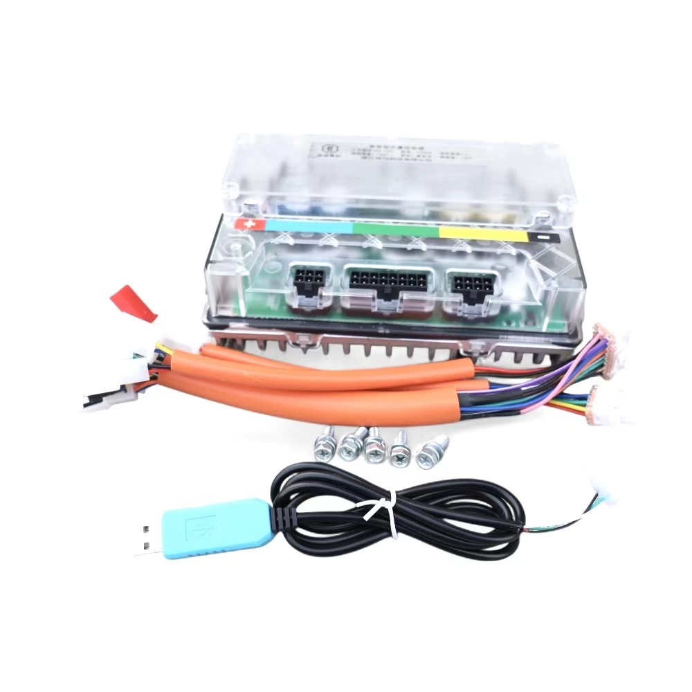 VOTOL电动车电摩正弦波7280S电机控制器72V80A静音自学习USB线