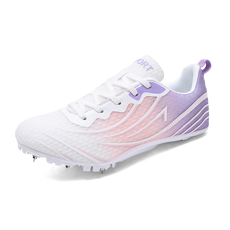 Nuevos zapatos de clavos deportivos al aire libre para hombres y mujeres, zapatos de salto de larga carrera, zapatos de clavos de examen físico