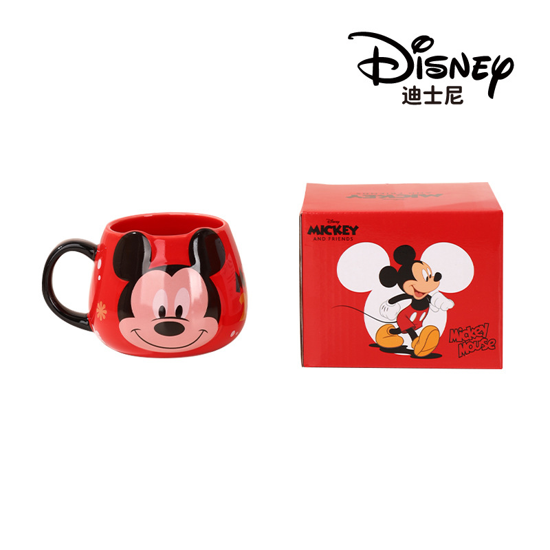 Nuevo Mary Cat Big Belly Taza Taza de café Taza de leche Taza de agua creativa Regalo de cumpleaños Caja de colores