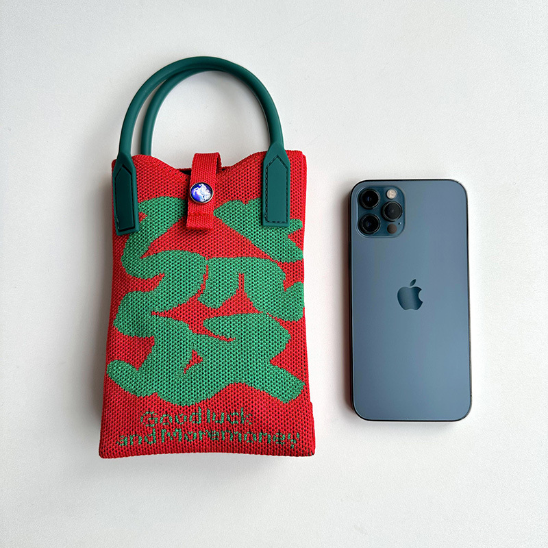 Bolsa de nicho diseño nuevo mini fortuna teléfono bolsa femenina estilo coreano versátil pequeño portátil monedero bolsa de mensajero