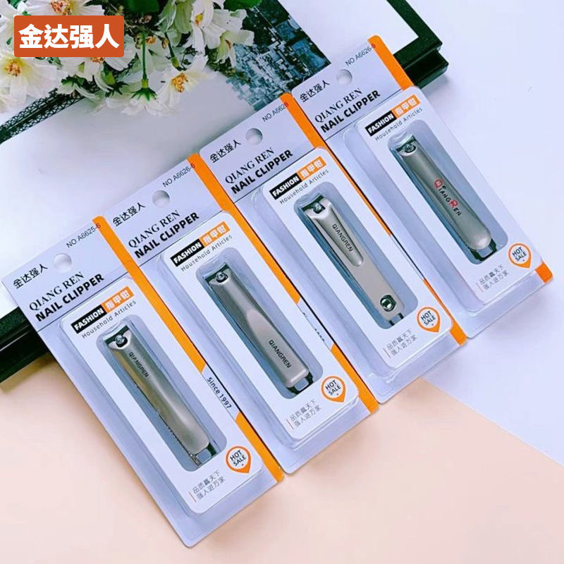 Hombre fuerte al por mayor 2025 nuevo cortaúñas de embalaje independiente grande cortaúñas diagonales cortaúñas planas