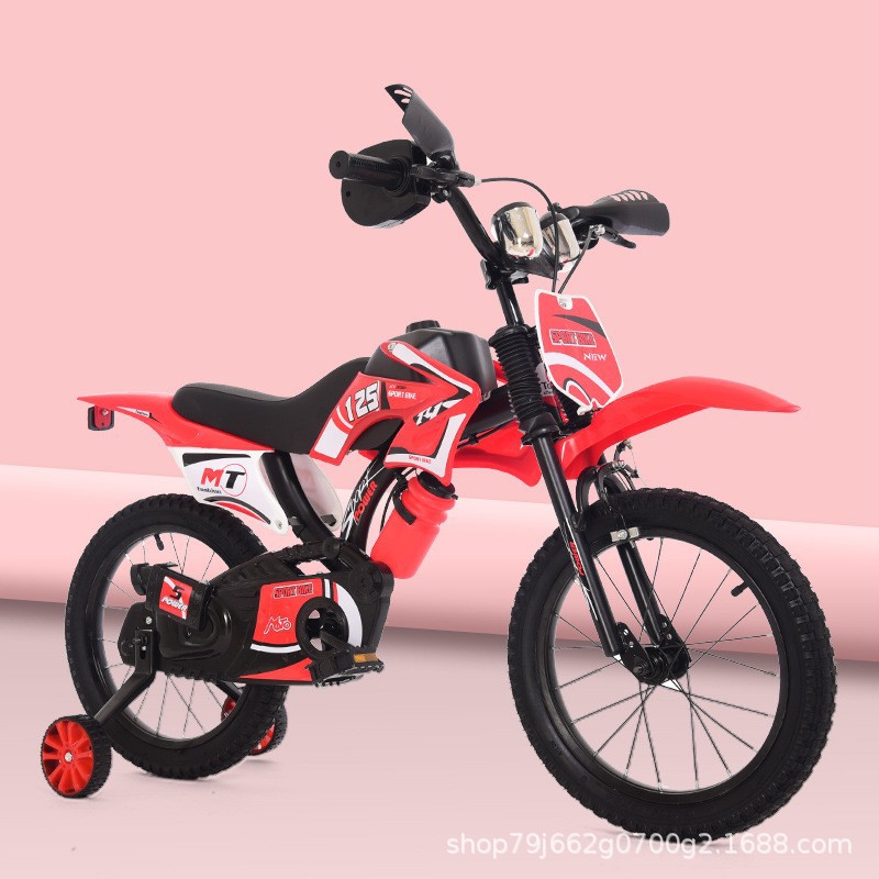 Bicicletas para niños de 2 - 5 años de edad, niños y niñas con ruedas auxiliares, bicicletas de juguete para niños
