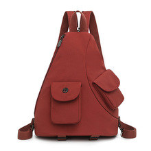 户外斜挎包骑行包男士胸包休闲三角包单肩包大容量旅行包野外腰包