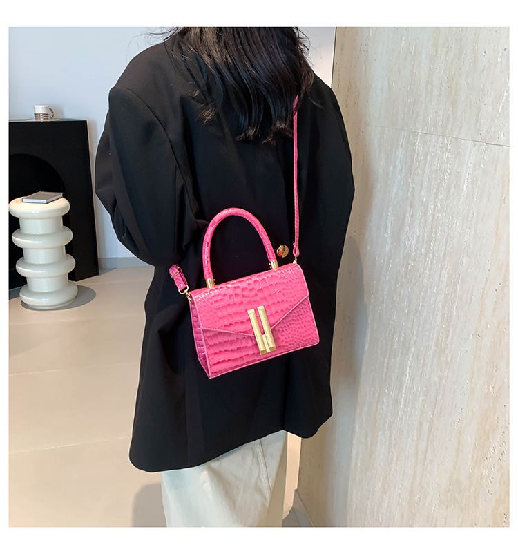 Bellissima, personalizzata, alla moda, borsa a tracolla singola lucida e alla moda da donna, modello 2024, casual e_voghion.com