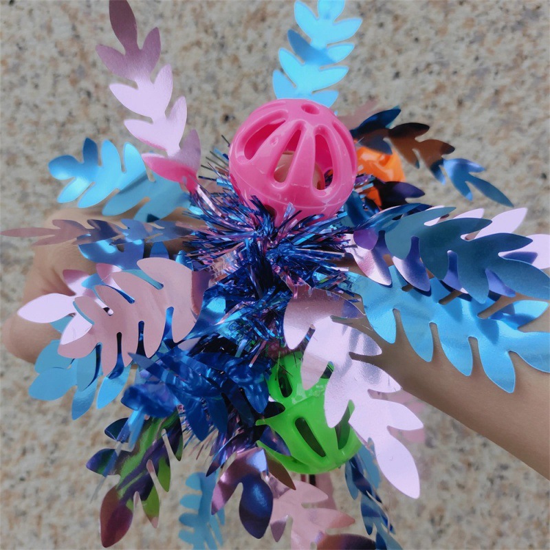 잎 벨 블루 핑크