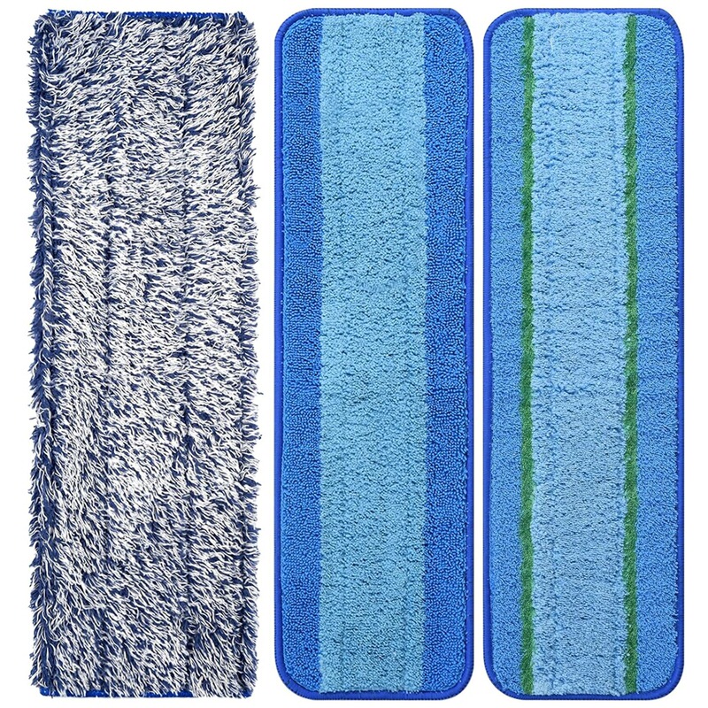 Suitable for Bona Mop Cloth Cleaning Pad Sticky Dust Pad Dry and Wet Flat Fiber Mop Head Accessories Cross-Border