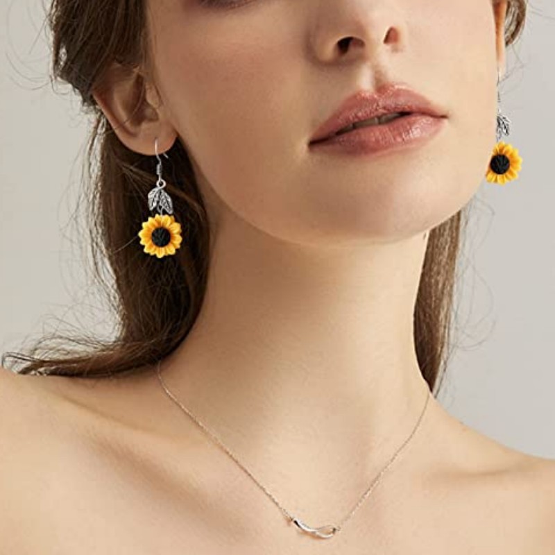 Sunflower Earrings