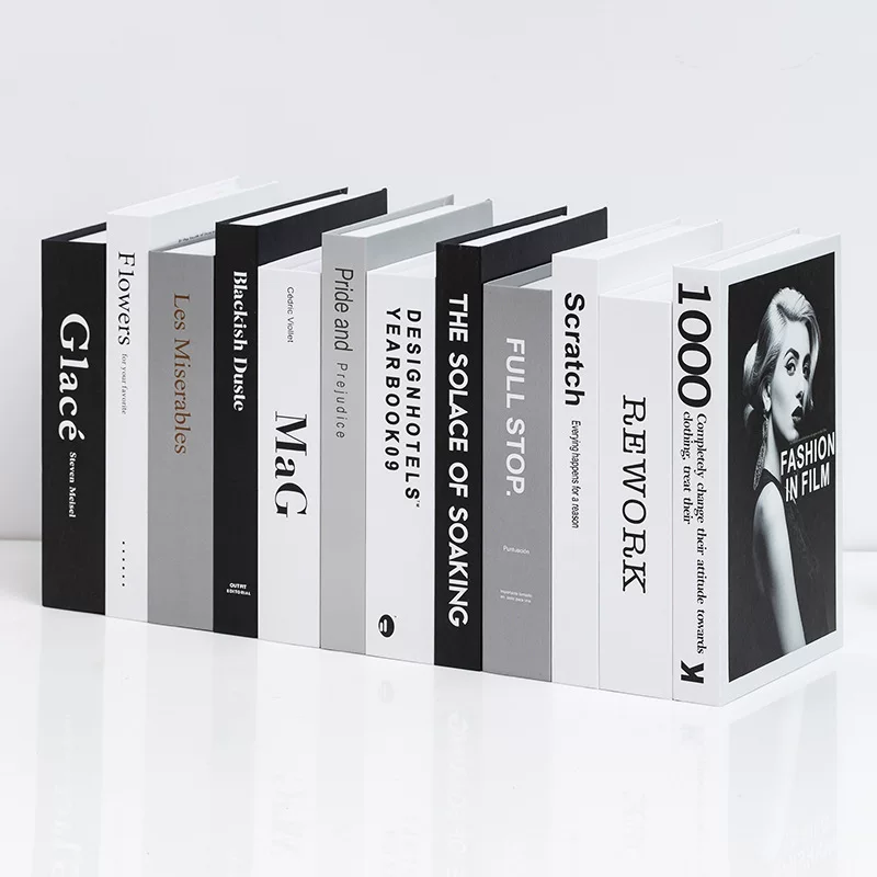 Простая и современная стильная нордическая декоративная имитация книги, коробка для камеры, модель для гостиной и офиса