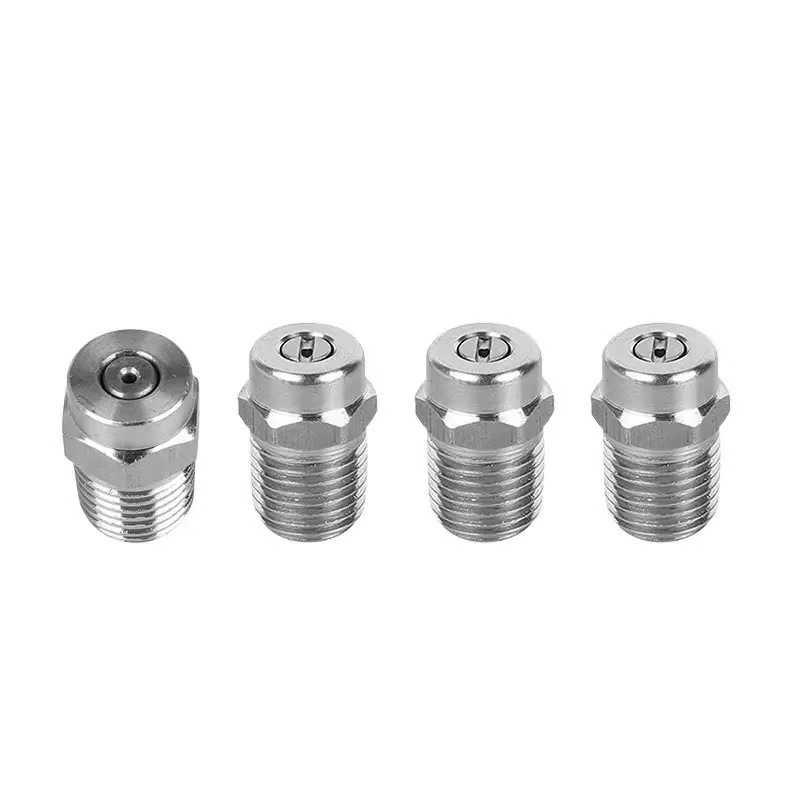 Boquilla de limpieza de alta presión para limpieza de carro sanitario accesorios de barredora de suelo 2 cables externos 1 / 4 hilos de acero inoxidable hexágono image 4