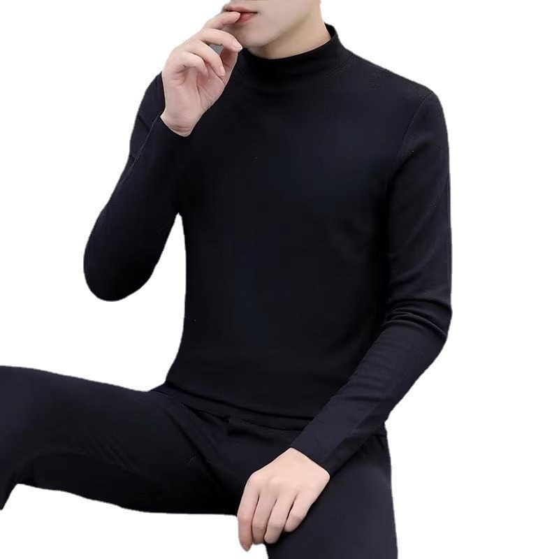 De ternudo chaqueta de calentamiento hombre grande gordo se puede usar ropa interior de calentamiento de invierno un conjunto de leggings chaqueta de otoño pantalones de otoño