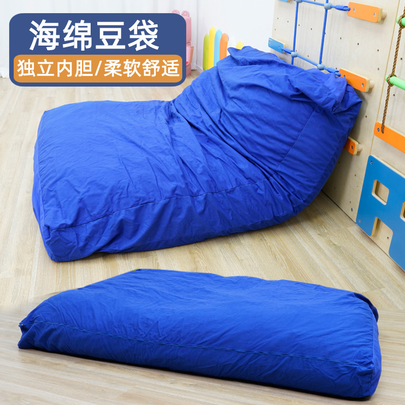 esponja almohadilla de suelo suave bolsa de frijol sala de sensación de niños almohadilla de cama suave escalada almohadilla de seguridad entrenamiento protector juguetes de almohadilla grande