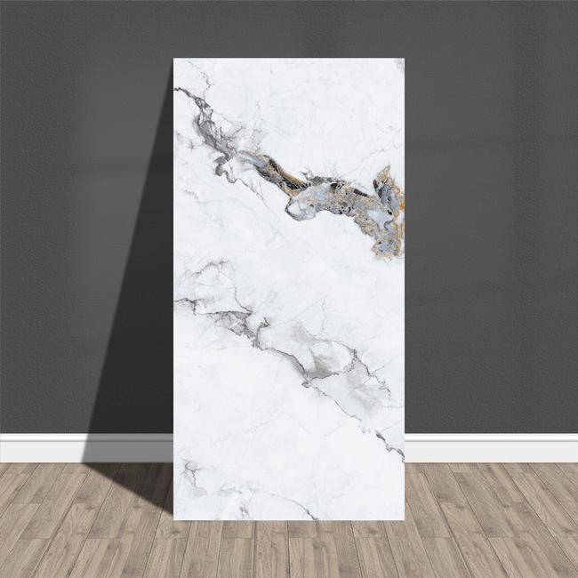 Fábrica de suministro directo de imitación de mármol azulejos de pared autoadhesivo a prueba de agua a prueba de humedad pegatinas de pared suministro transfronterizo placa de plástico de aluminio