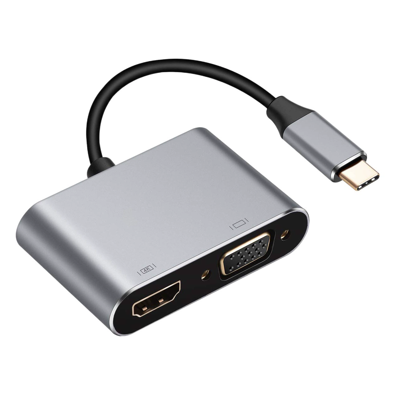 Type-C в HDMI VGA 2-In-1 преобразователь Type-C в HDMI 4-In-1 HD Dock 4K