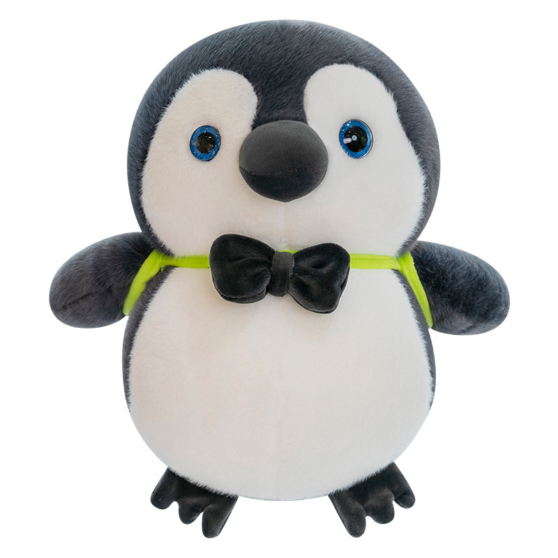 新しいかわいいバックパックペンギンカップル人形ぬいぐるみ人形クリエイティブ子供人形誕生日ギフト卸売|undefined