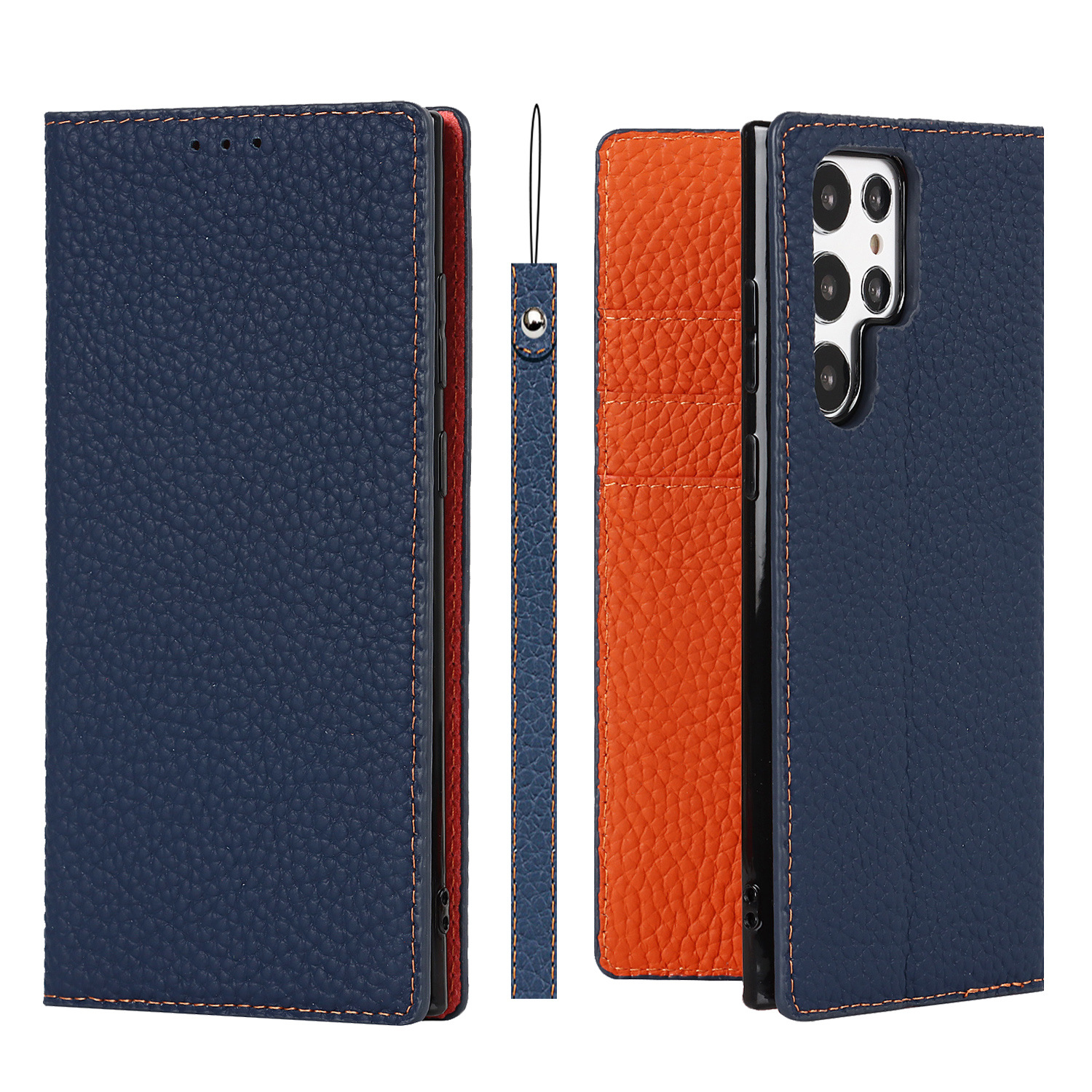 Genuine Leather Protective Case For Samsung Galaxy S24 And S25 Ultra_voghion.com