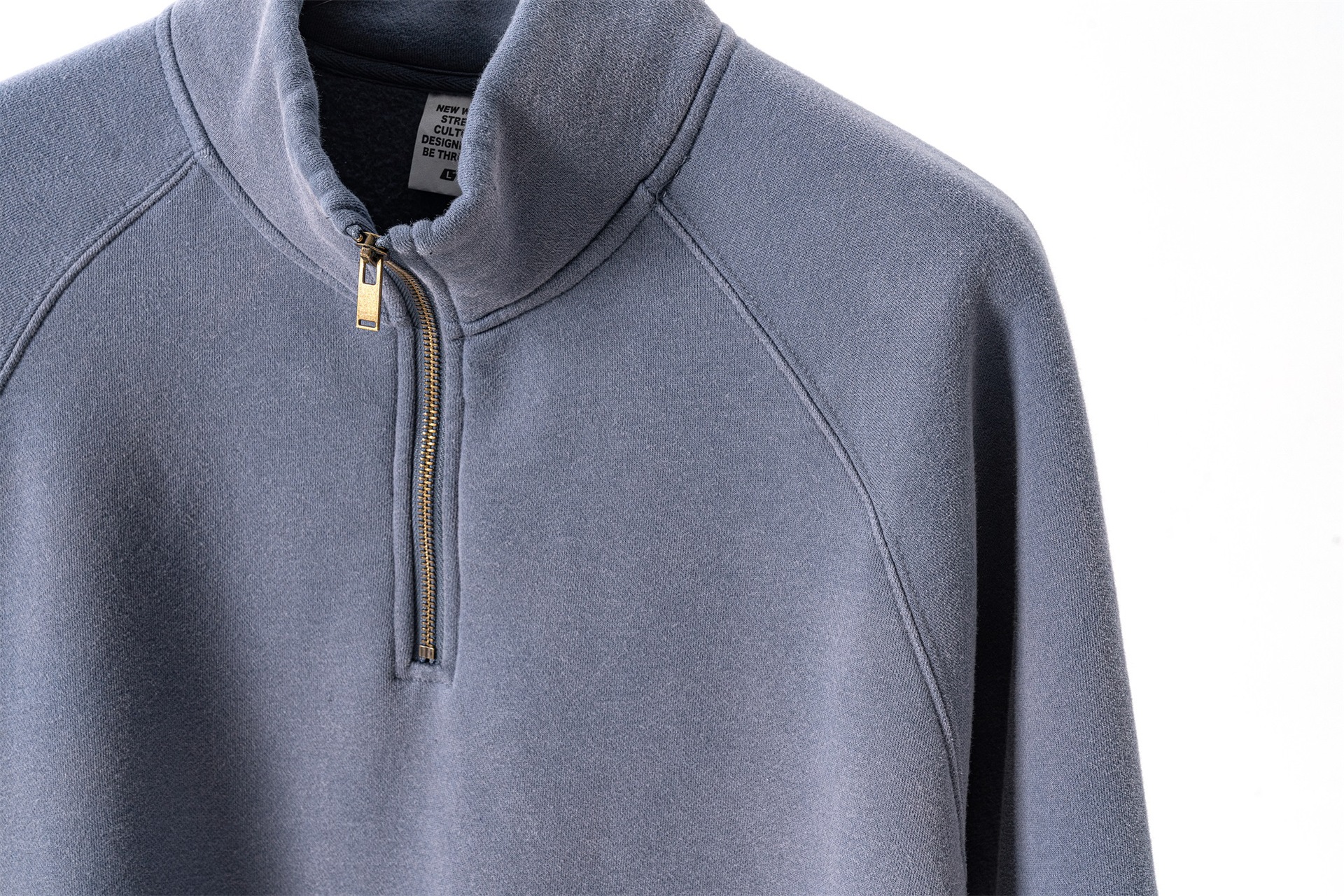 Men's Sweatshirt Half Zip Raglan Sleeve Oversize Sweater Jacket_voghion.com