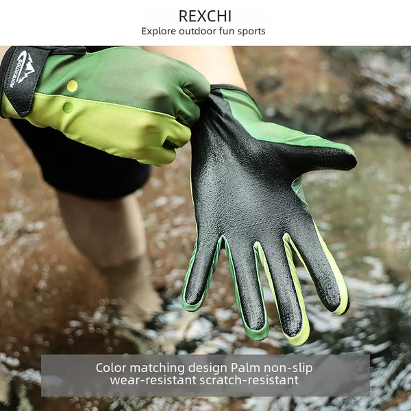 Summer Swimming and Diving Gloves Outdoor Rafting Sailing Surfing Ice Silk Sun Protection Wear-Resistant Anti-Slip Anti-Cut Sea Gloves