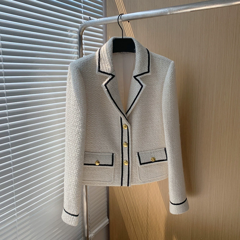 Французский светский пиджак в стиле Шанель для женщин ранней весны 2022 новый маленький жареный уличный короткий топ 0117