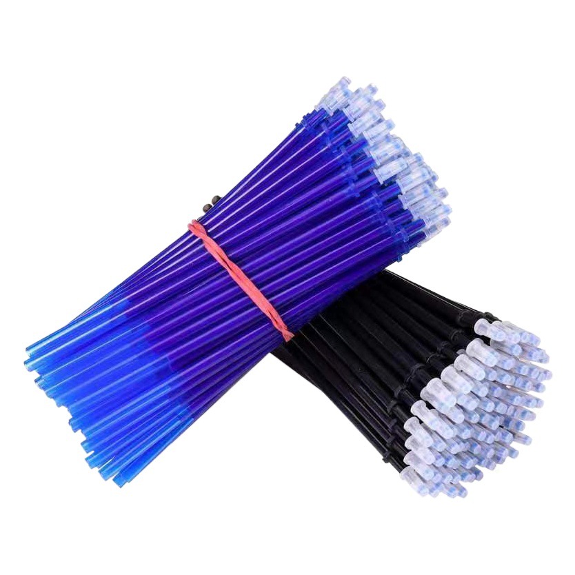 Factory Direct sales grinding easy to wipe heat erasable refill student calligraphy practice erasable pen gel pen Mo easy to eliminate crystal blue carbon black