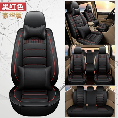 cover, Modelə uyğun (Original) oturacaq örtükləri - cys-c-15-black-and-red-seven-seat-luxury-version-split-11