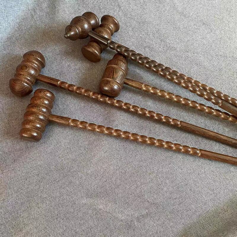 木质按摩锤敲打按摩器足疗锤子实木养生敲背捶穴位拍打经络锤|undefined