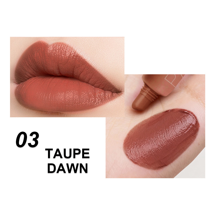 PAGE VINE Soft Foam Light Foam Lip Mud Mat Nude esmaltado labial terciopelo de color transfronterizo duradero