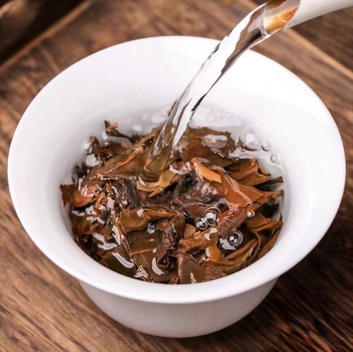 Fuding High Mountain White Tea Cake Old Shou Mei Small Tea Cake Old Gong Mei Button Tea Aged Jujube Aroma 500g Factory Wholesale