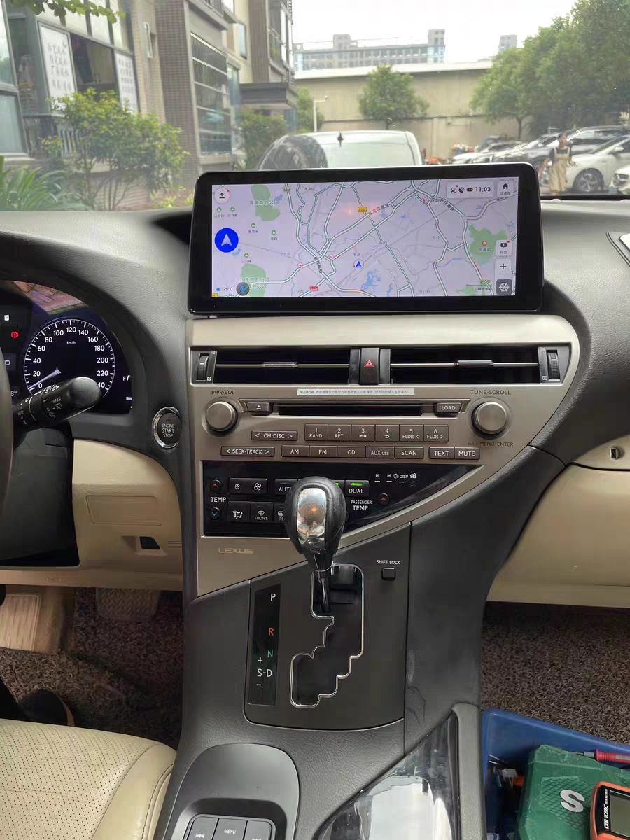 Suitable for Lexus Rx270Rx350/450 Central Control Large Screen Navigation All-In-One Machine 12.3-Inch 360 Navigation Dvd