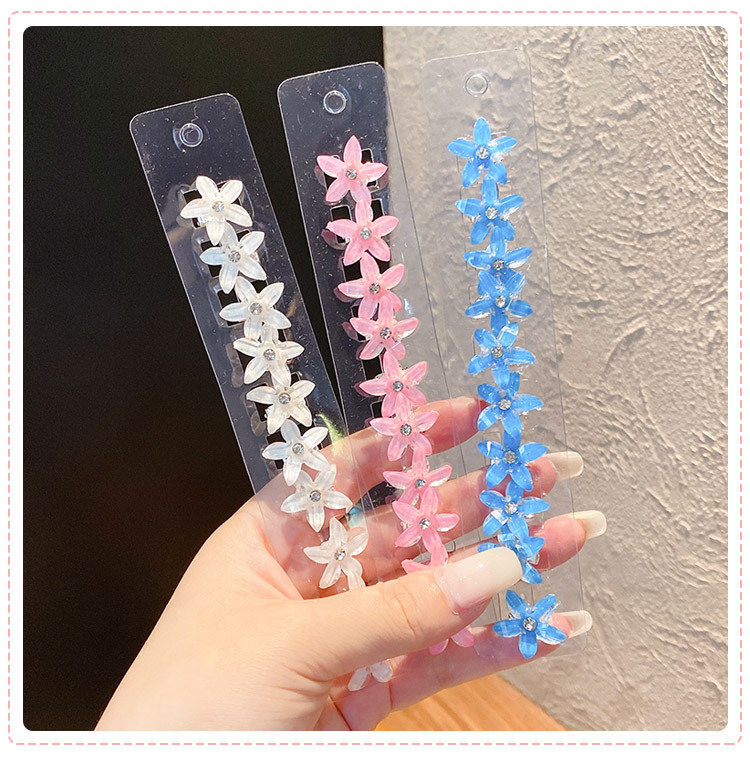 Kid's Cute Flower Arylic Alloy Inlay Rhinestones Hair Claws display picture 1