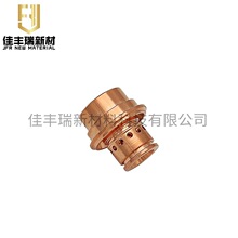 铜钨复合激光喷嘴 光纤切割机电极喷嘴 耐磨双层切割嘴激光切割头