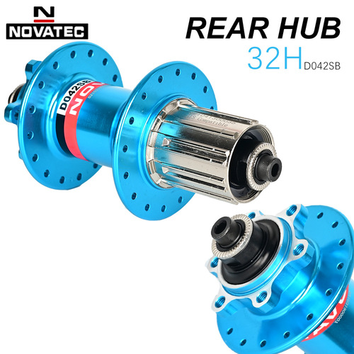 NOVATEC D041SB/D042SB Jiuyu mountain bike 4 bearing disc brake hub 28/32/36 holes