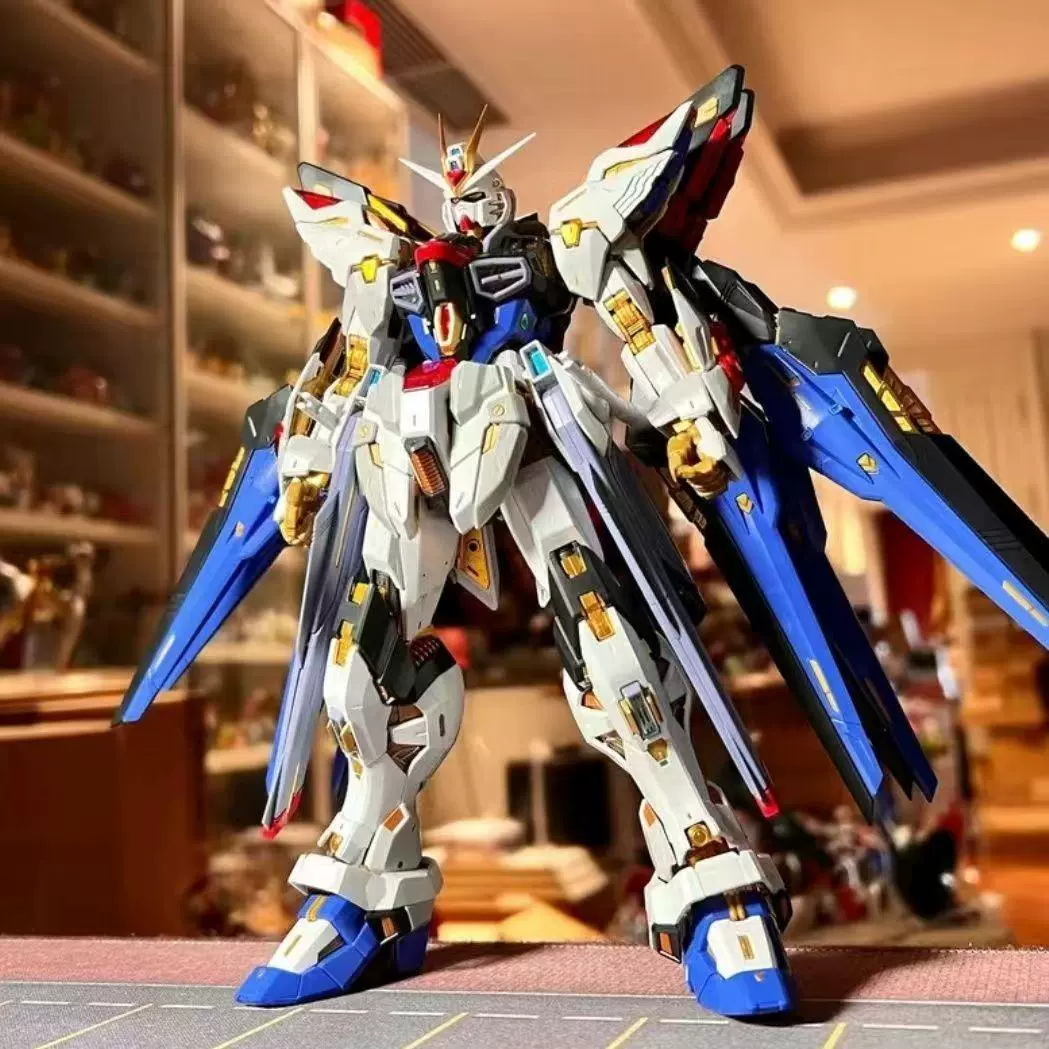 Собранная модель Gundam HG Strike Freedom, мобильный костюм Winged Unicorn MG Red Heretic, фигурка, строительный блок, игрушка