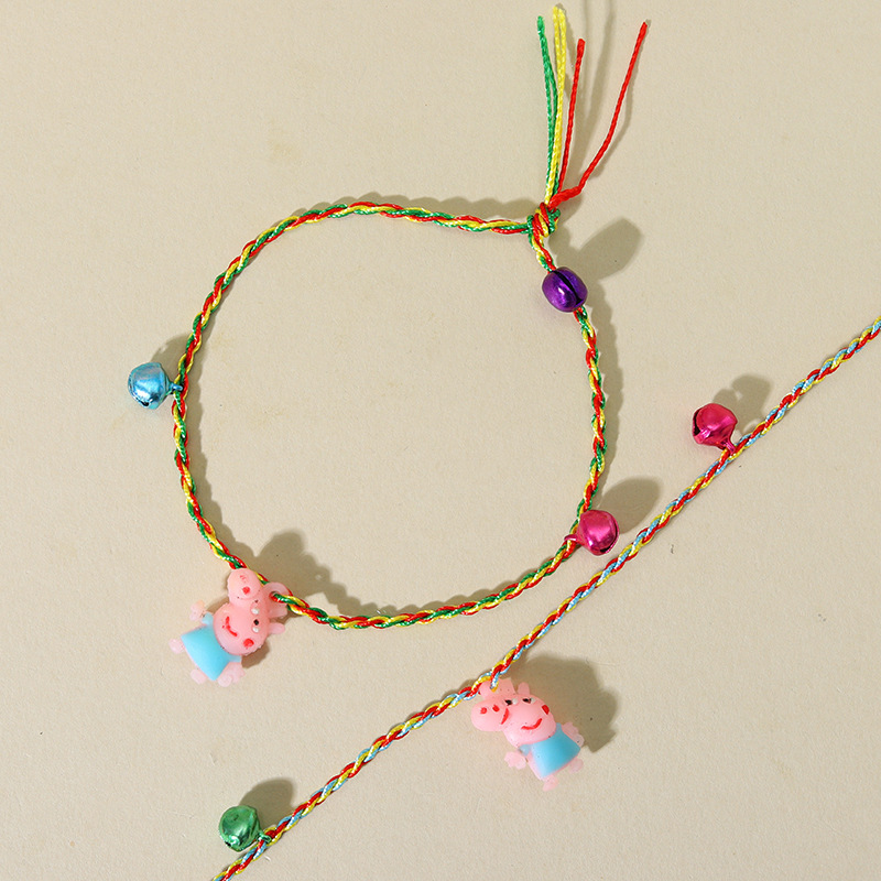 colorful ankle bracelet