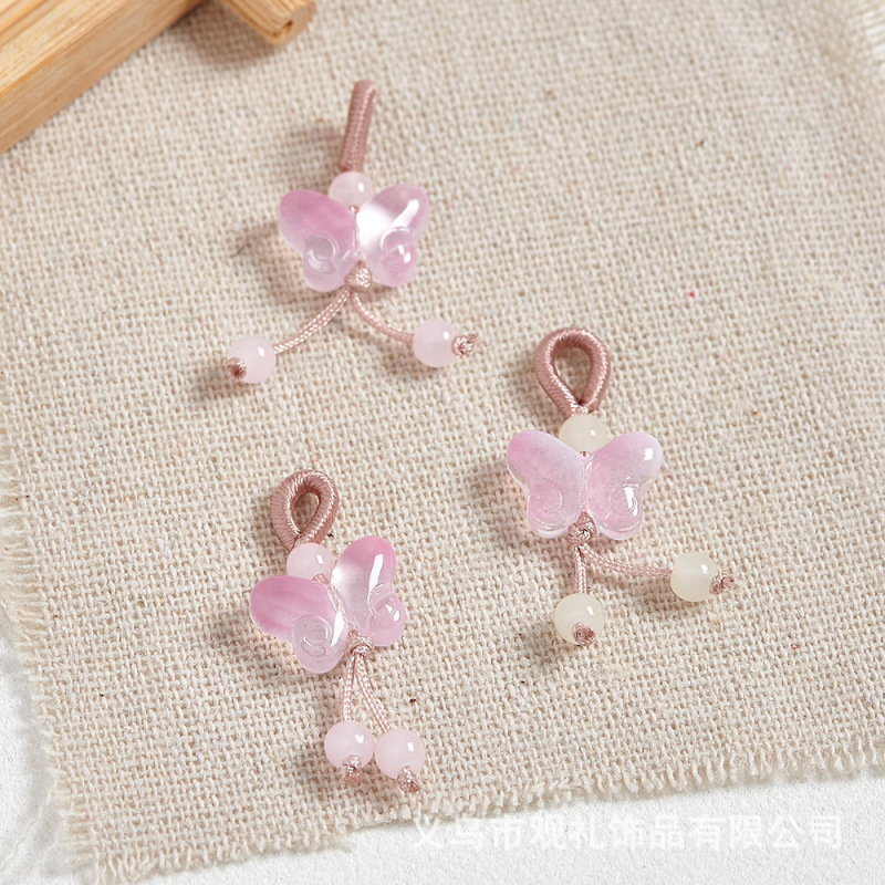 琉璃葫芦莲蓬樱花手串吊坠提溜串珠手链手工diy手绳编织饰品配件|undefined