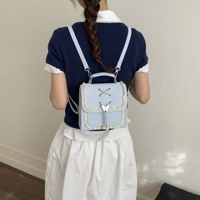 Mochila universitaria diaria versátil temperamento nuevo tipo bolso plegable sensación de mujer 2026 mochila de viaje