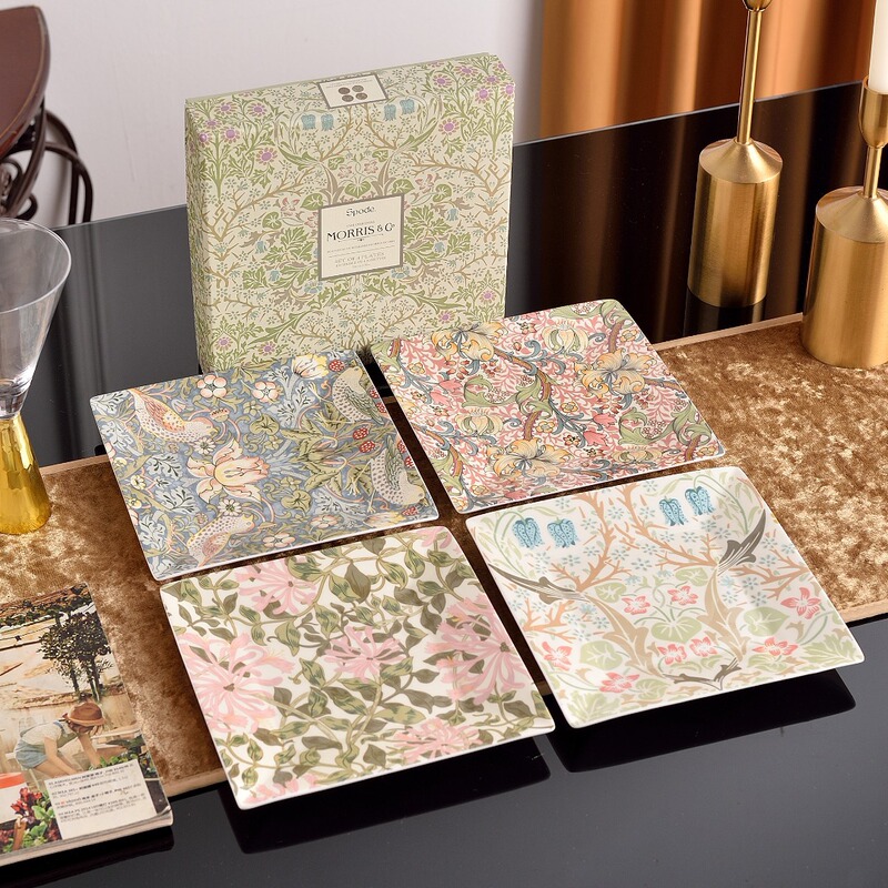 Potter Merrill Ceramic Mug Plant Flower Afternoon Tea Coffee Cup Saucer Dessert Plate Cake Plate Household Tableware