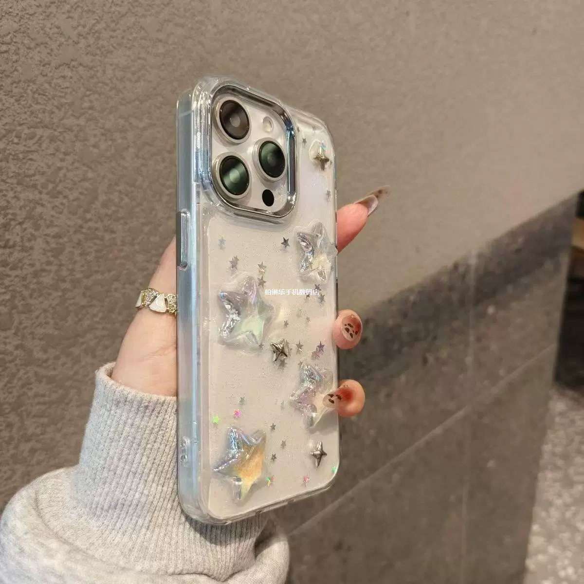 Apple, стразы ногтей, совместимый iPhone 16, чехол для телефона, стиль высокого качества, 16promax, iphone