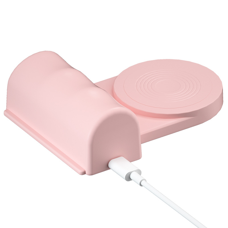 [new concept of magnetic suction] pink wireless charging