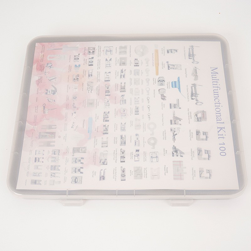 Máquina DE COSER doméstica prensatelas multifuncional accesorios de costura 32 tipos 42 tipos 52 unidades 62 unidades prensatelas traje de costura