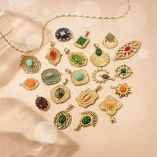 ŷ���������Ȼʯ��Ʒ��� 18k�ƽ�ɫdiy��׹�ٴ�����׹������