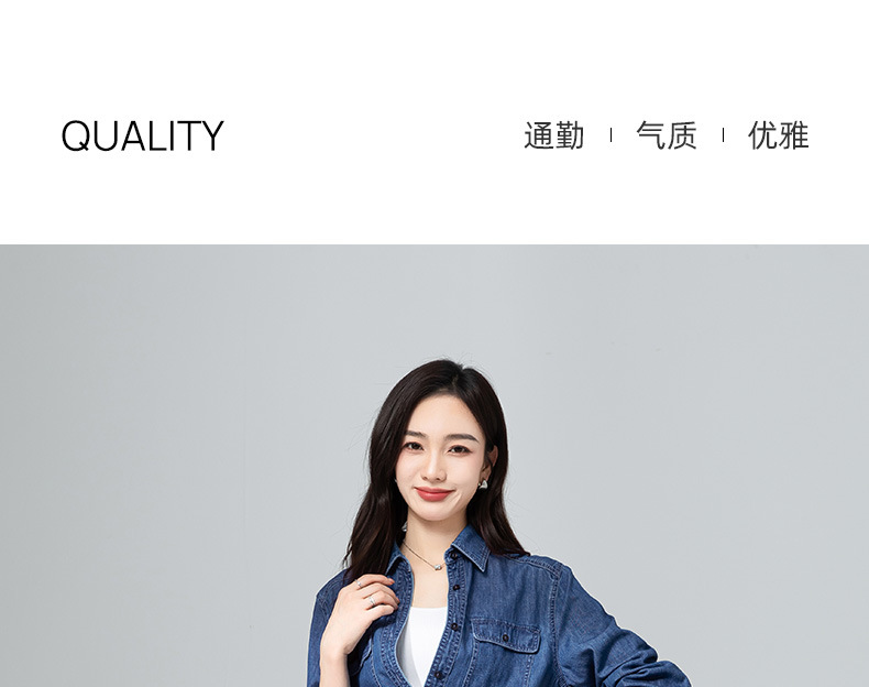 Váy midi len Tencel xám đậm xẻ tà ống suông đa năng — màu xám chi tiết 3
